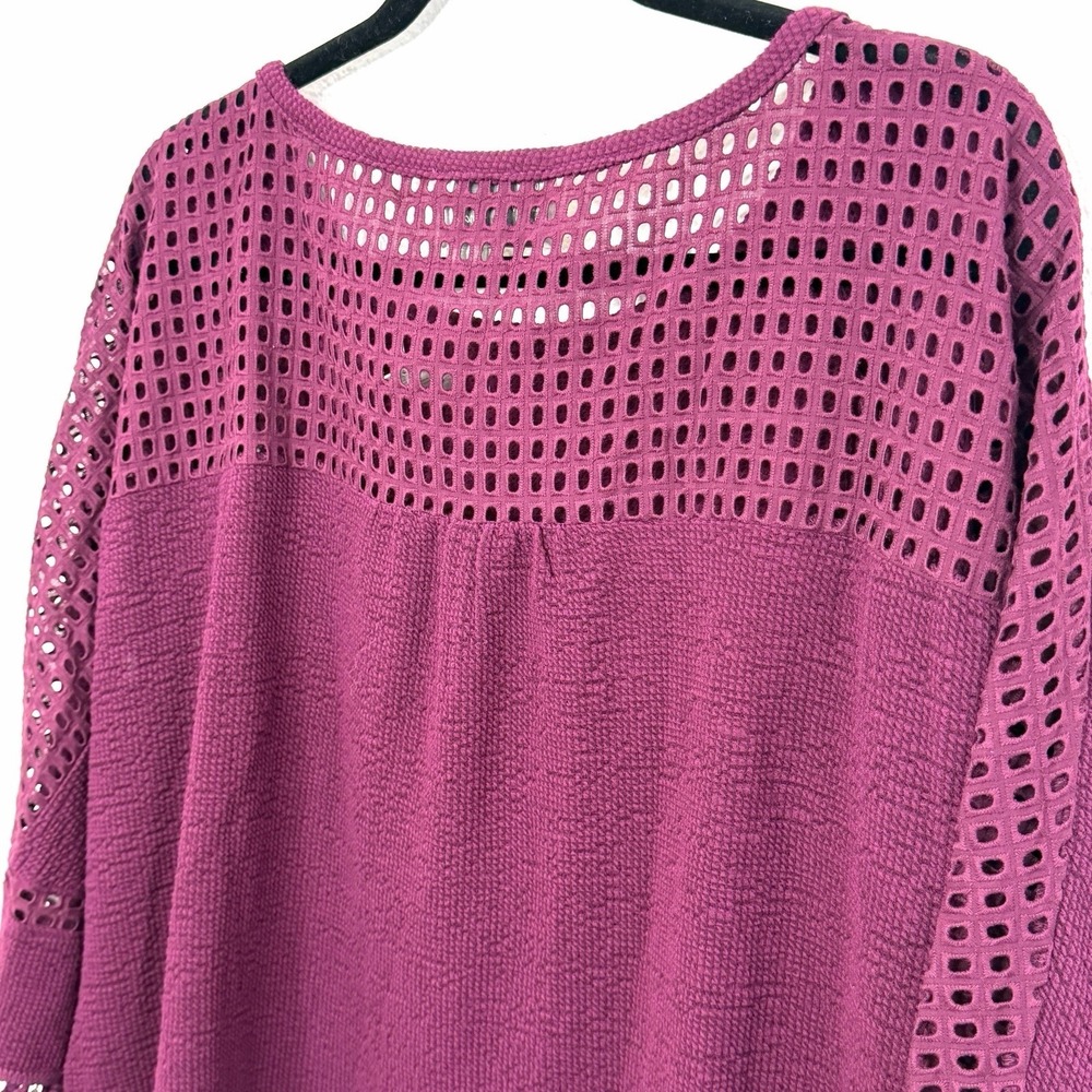 NWT Anthropologie‎ Olanda Tasselled Purple Crochet Knit Boho Top Small Boho - Picture 10 of 16